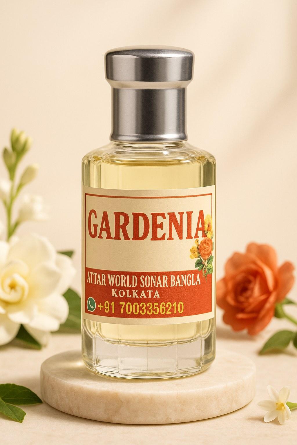Gardenia attar, front view [shoot-v2 angle 1]