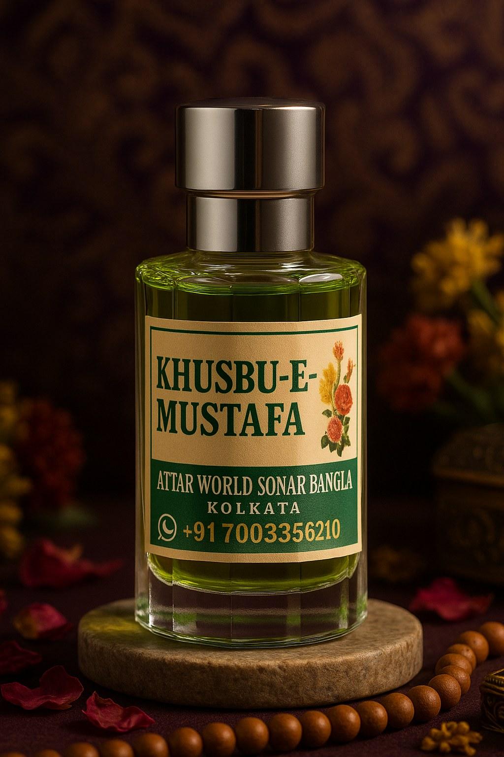 Khusbu-E-Mustafa attar, front view [shoot-v2 angle 1]