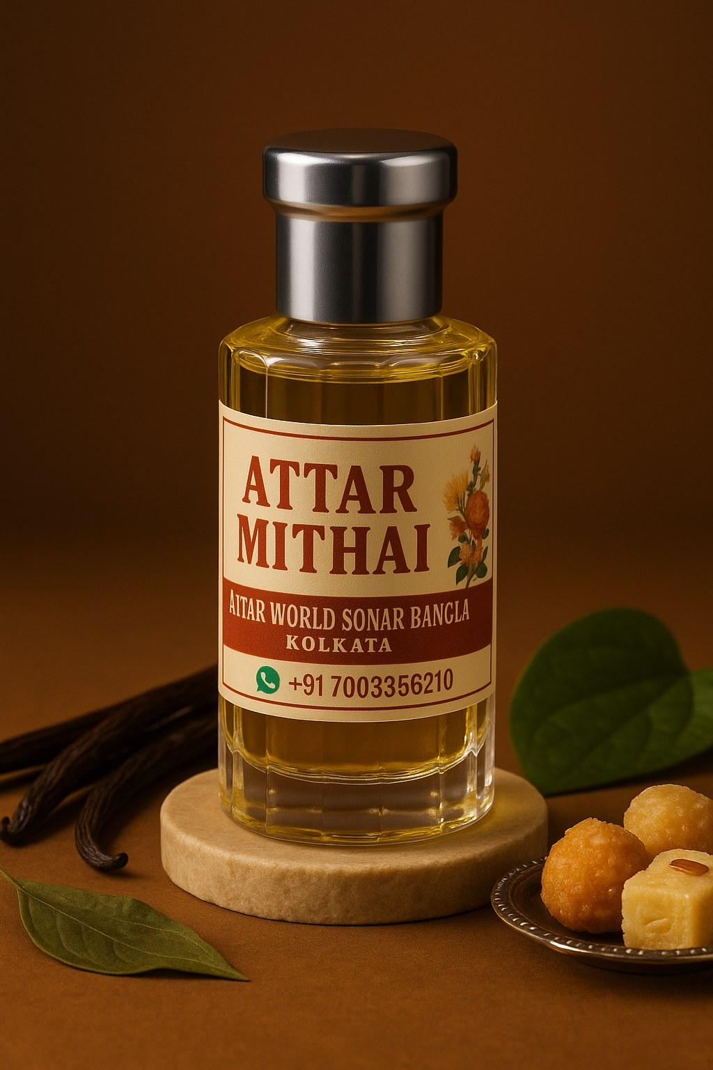 Attar Mithai attar, front view [shoot-v2 angle 1]