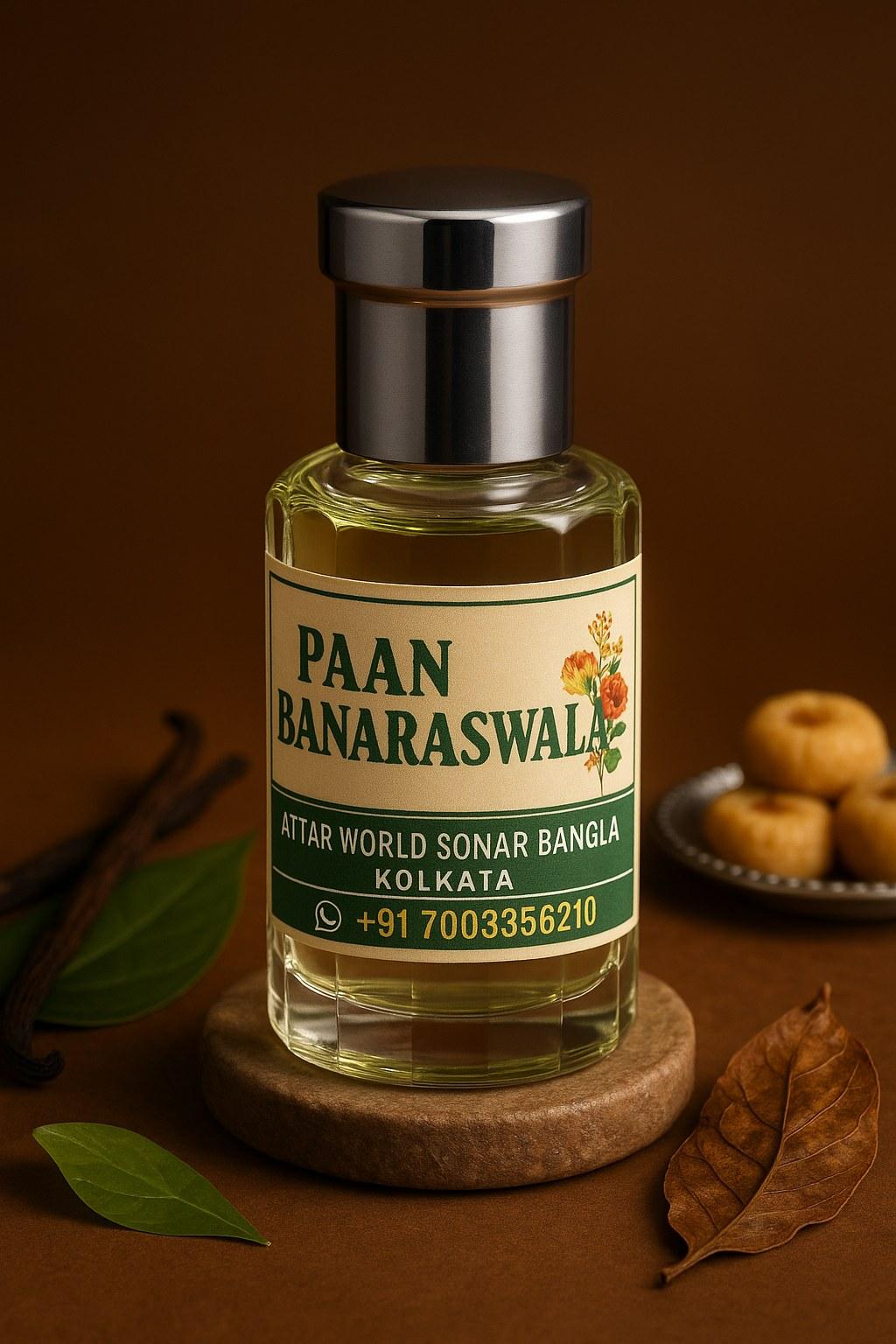 Paan Banaraswala attar, front view [shoot-v2 angle 1]