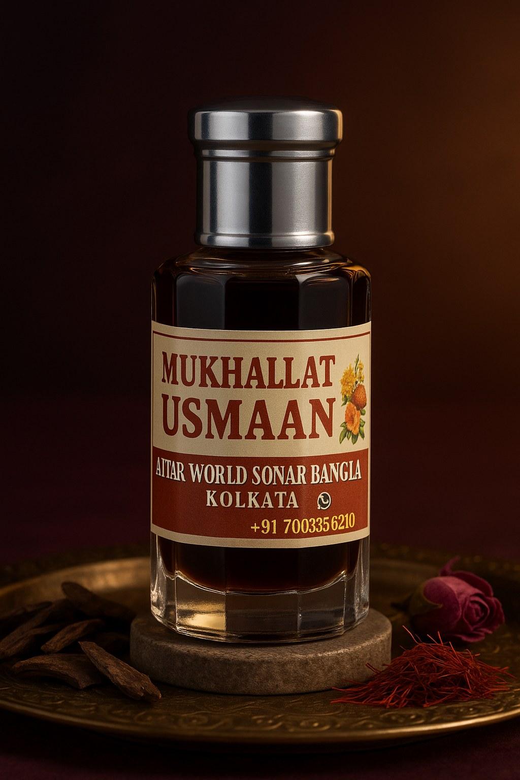 Mukhallat Usmaan attar, front view [shoot-v2 angle 1]