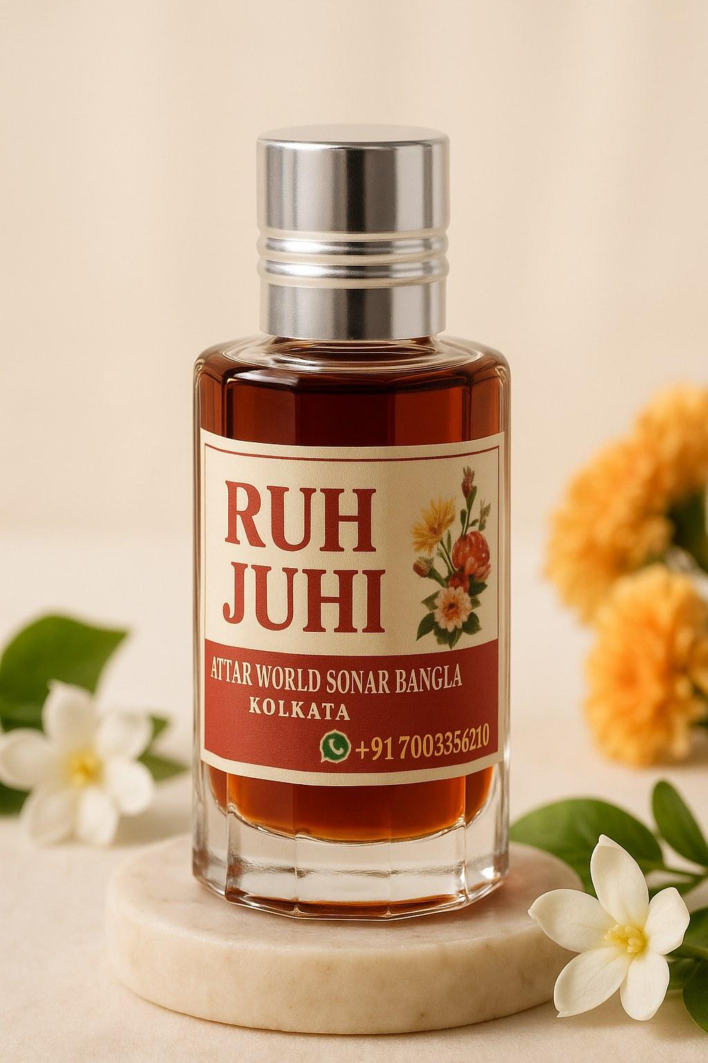Ruh Juhi attar, front view [shoot-v2 angle 1]