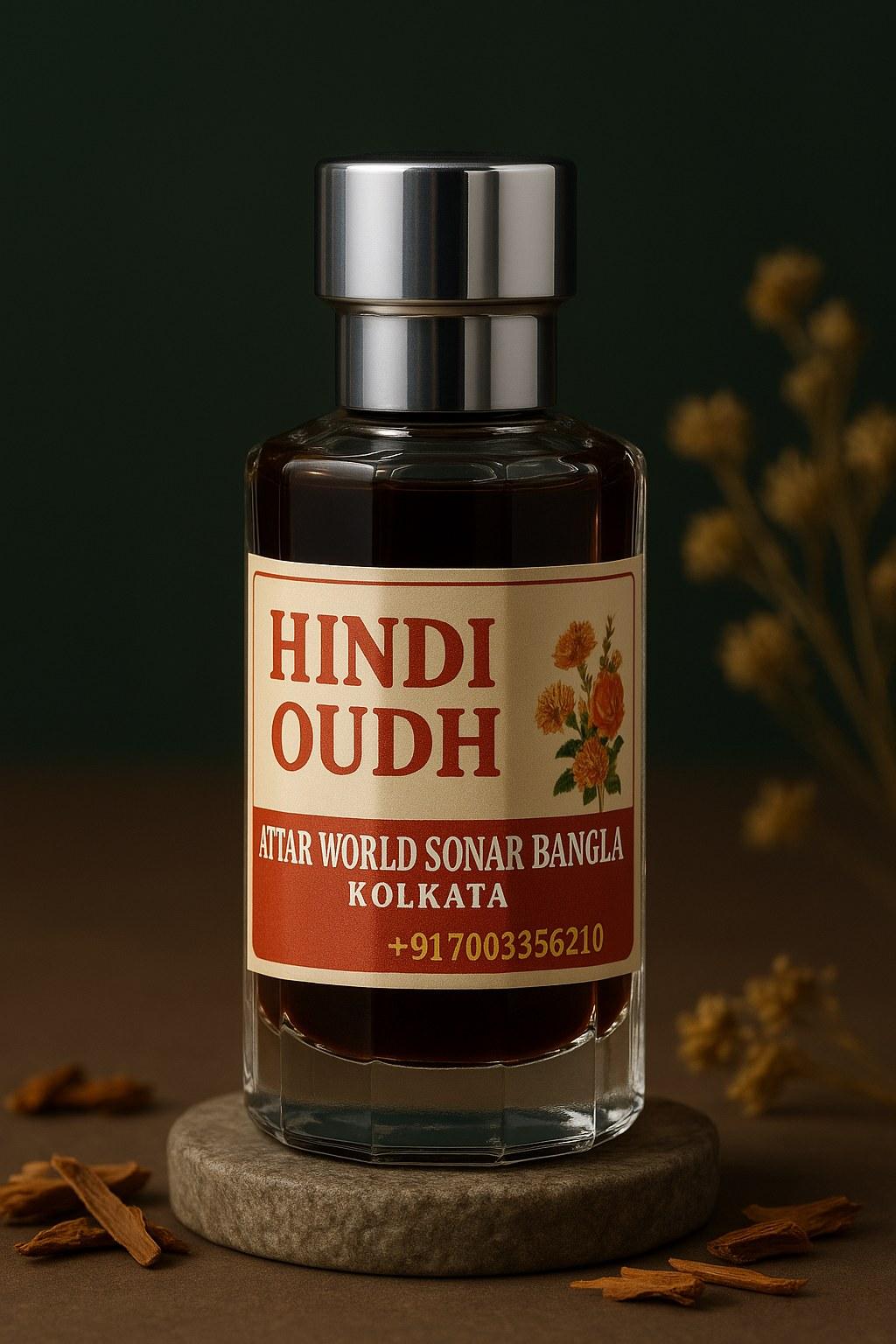 Hindi Oudh attar, front view [shoot-v2 angle 1]