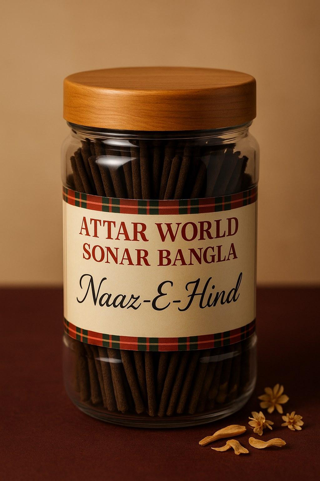 Naaz-E-Hind Dhoopbatti attar, front view [shoot-v2 angle 1]